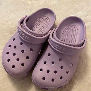 Lavender Crocs